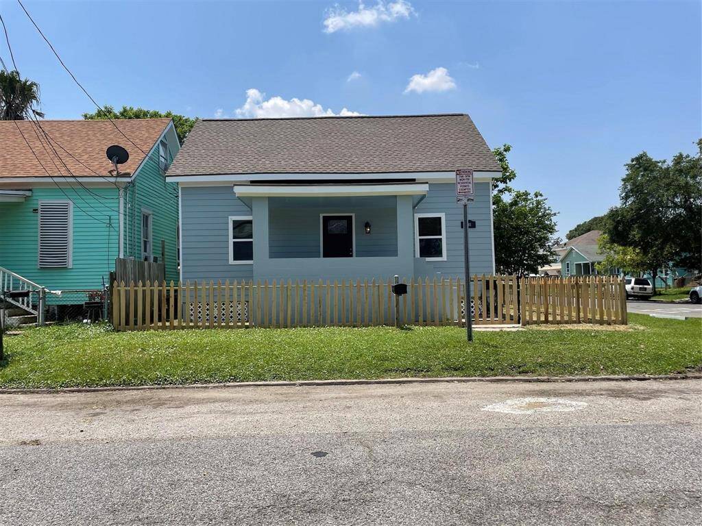 This updated home offers a fenced-in perimeter for privacy and adds charm.