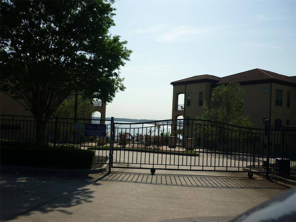 View as you enter the gate