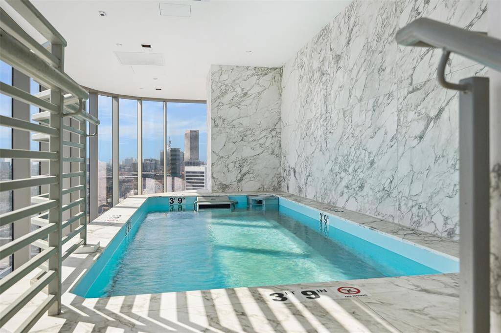 Allen Residences private indoor simulated lap pool.