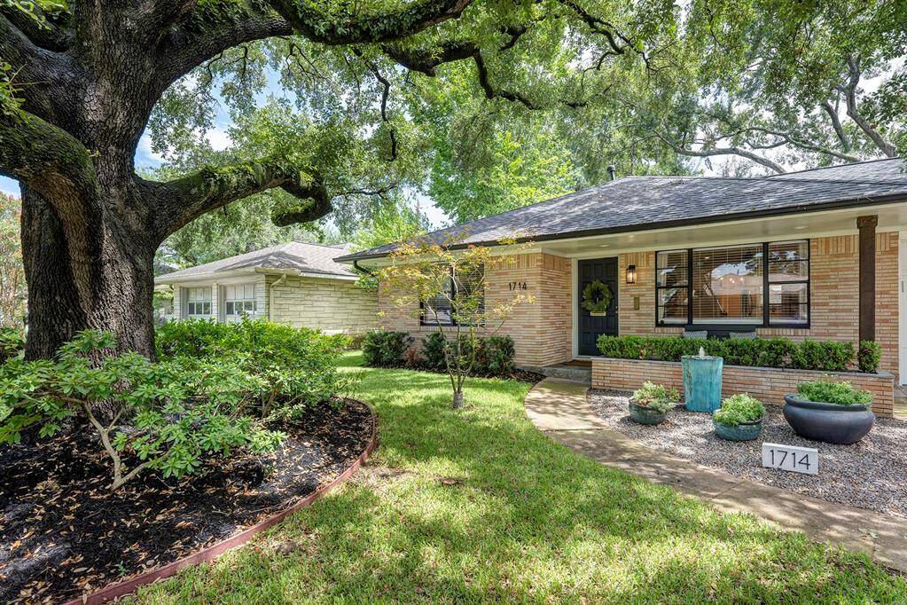 Yard maintained by landlord. Majestic oak tree in the front yard is surrounded by azaleas, Japanese maple and fountain.