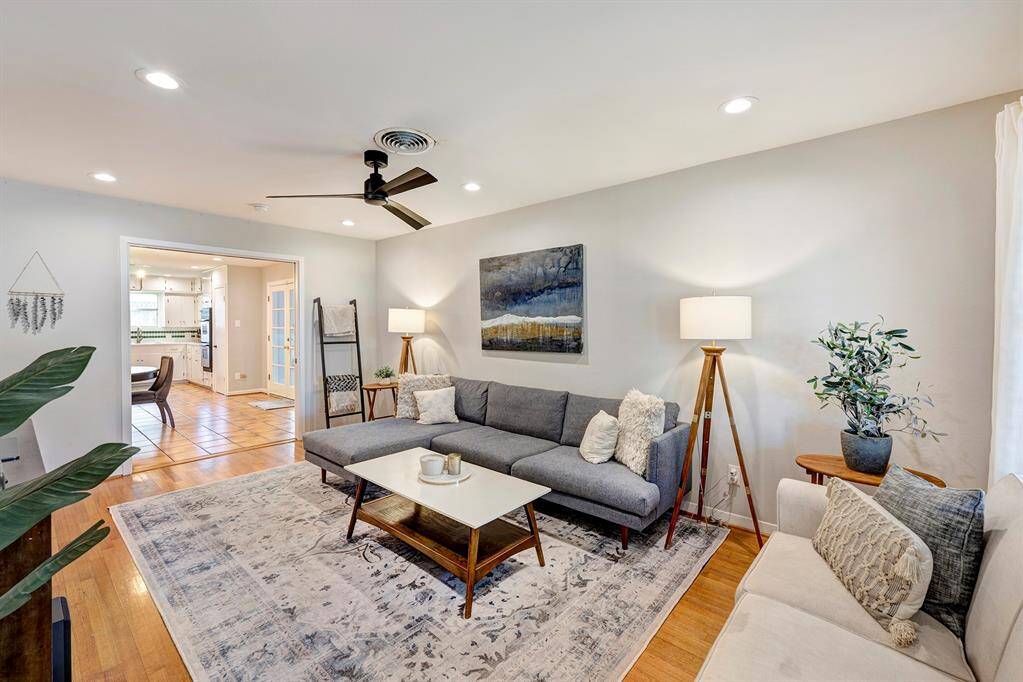 Once inside the charm abounds! Hardwood floors, recessed lighting and neutral color palette.