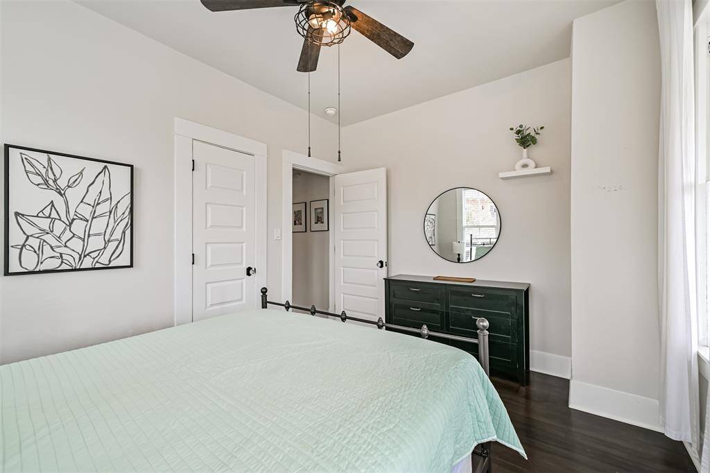 Another view of the first of 2 second floor bedrooms.