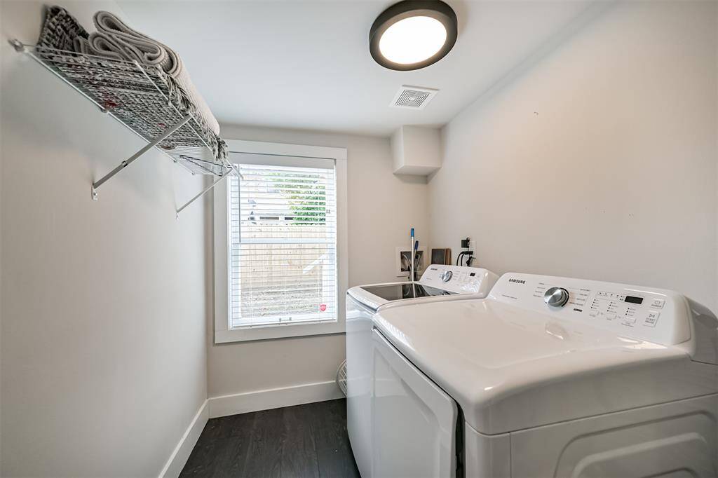 Utility/ laundry room on the first floor