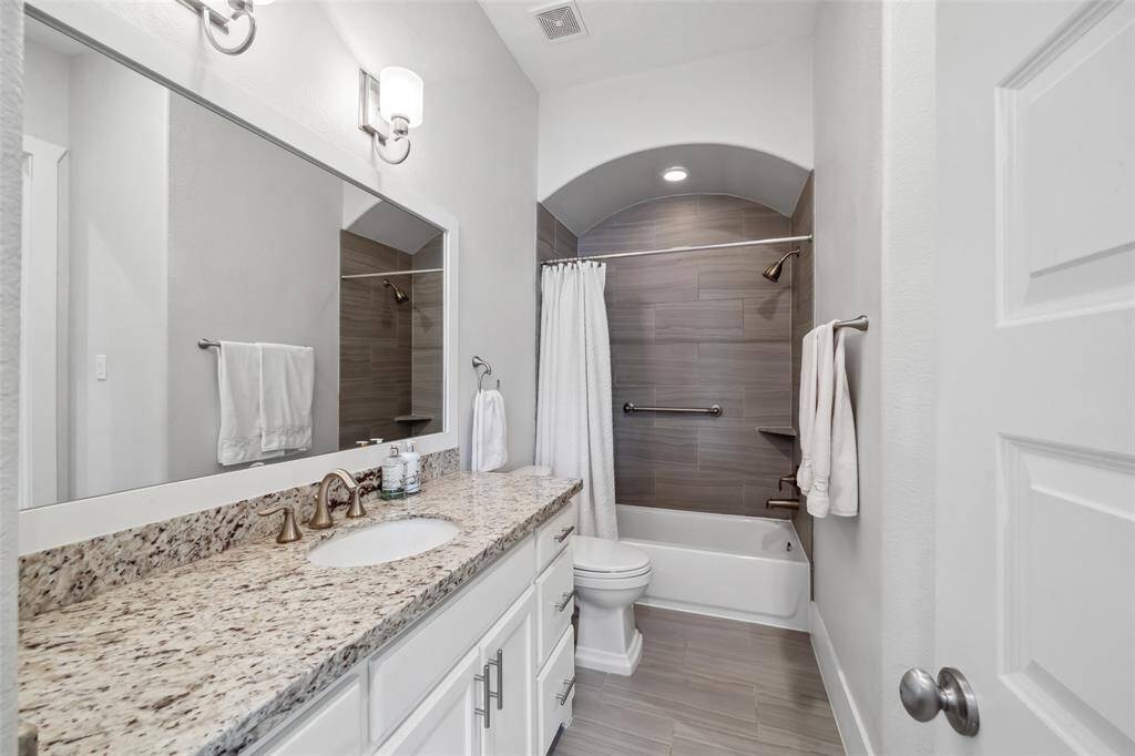 We love all of the arches in this home!