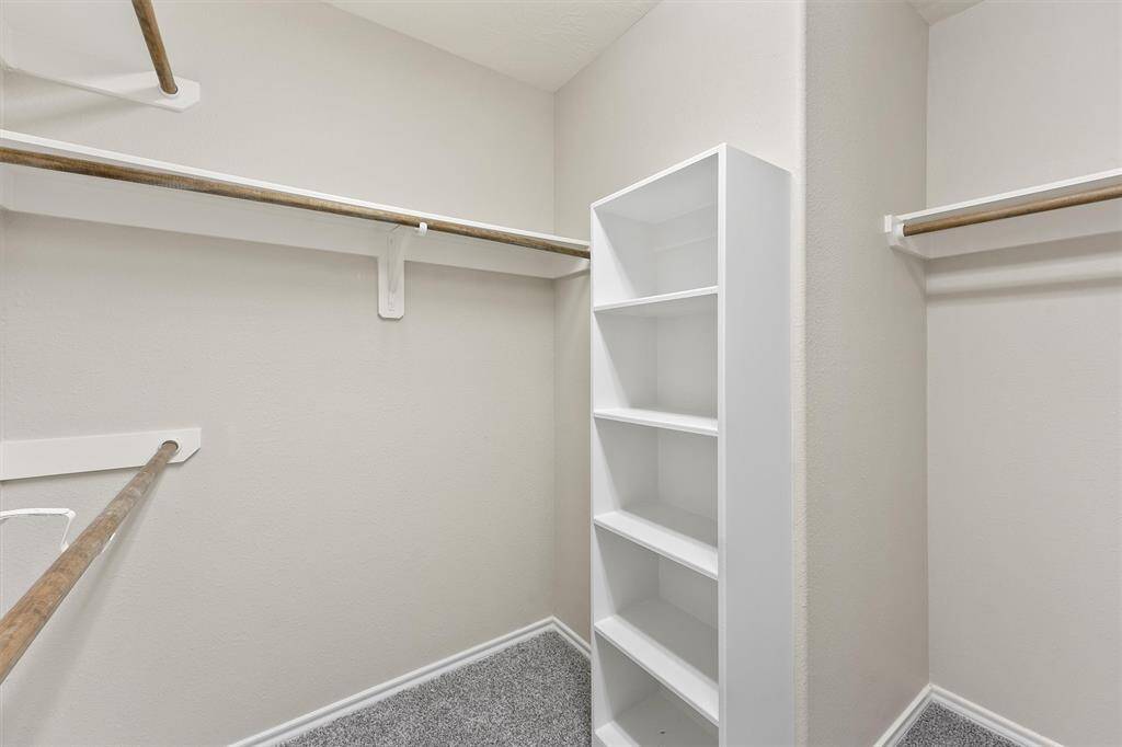 Master walk-in closet