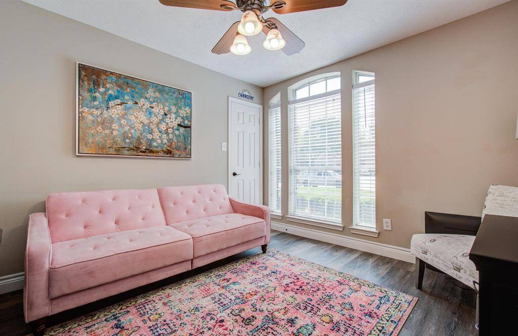 Bedroom #2, with a walk in closet - located at the front of the home.
