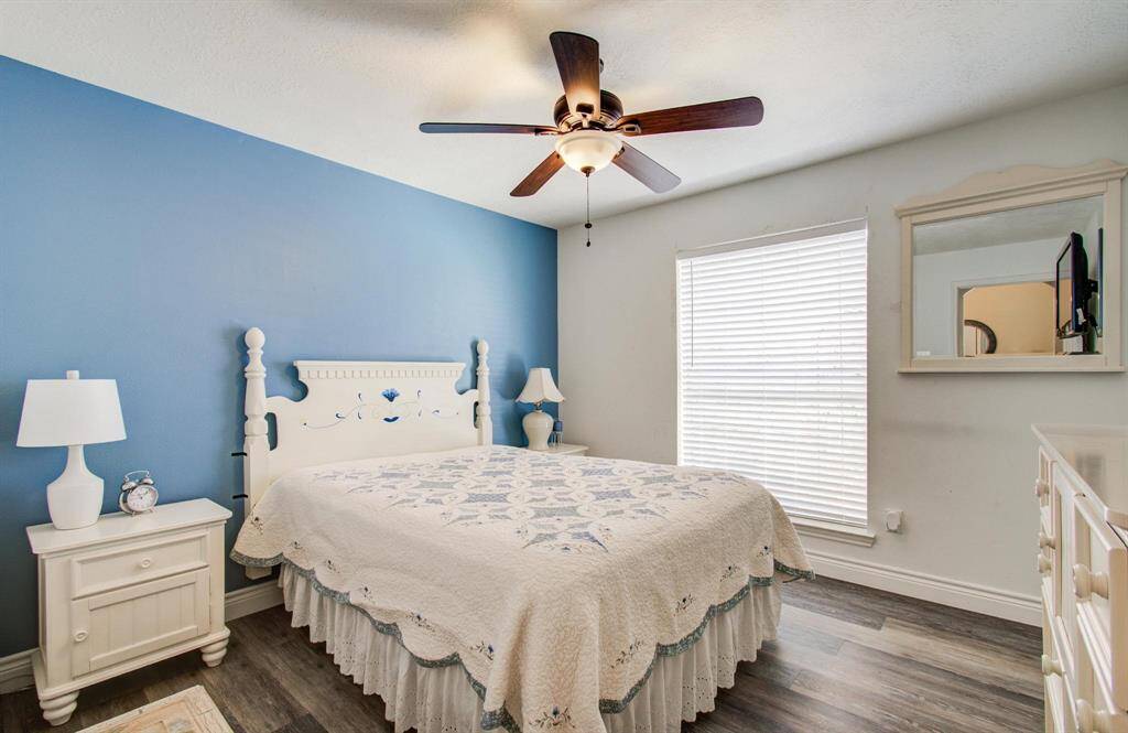 Bedroom #3 with a walk in closet - located at the front of the home.