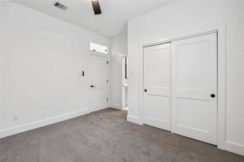 Another view of the secondary third bedroom.