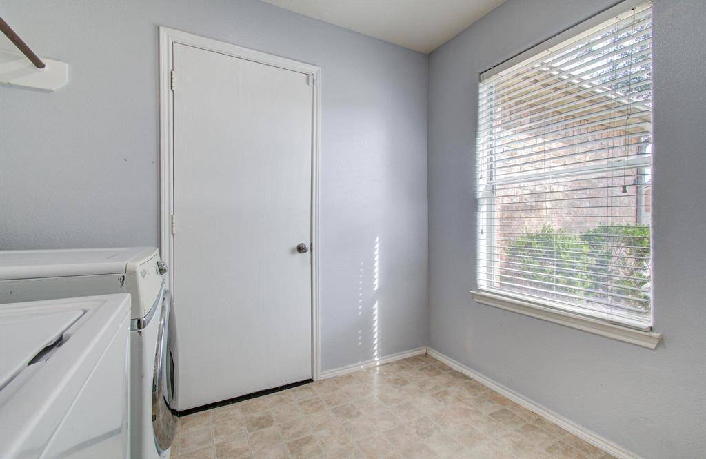 Laundry room with access to garage