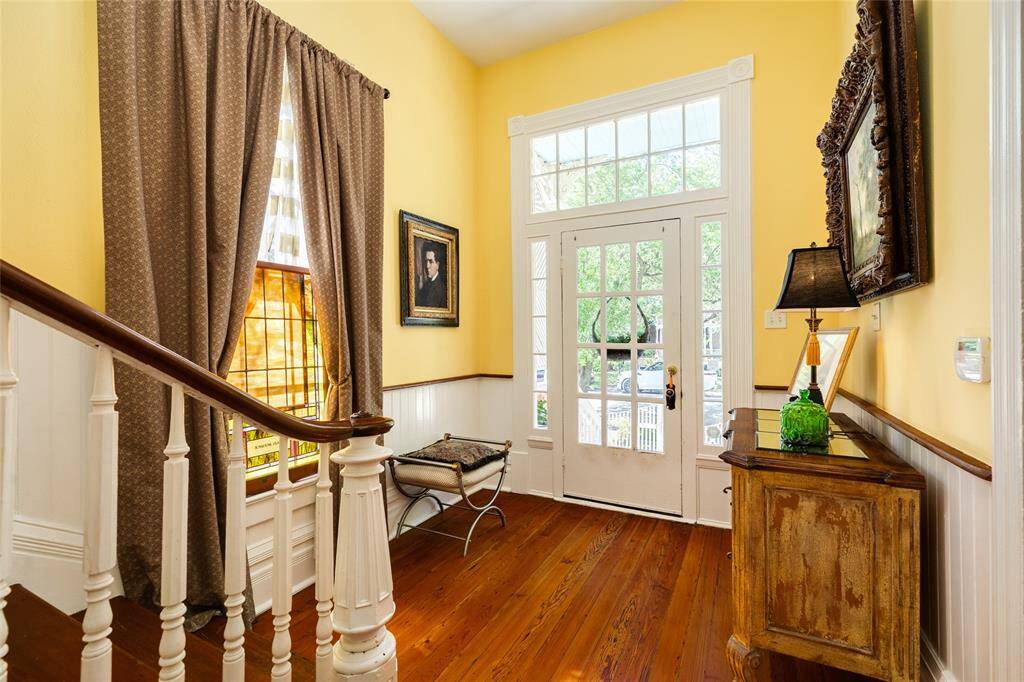 Grand entrance to home.