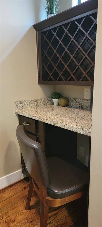 Wine Rack and Study Area