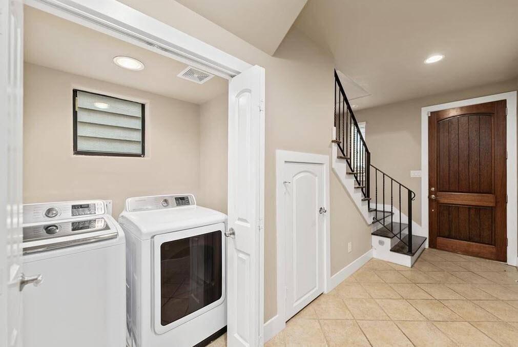 Hallway and Laundry
