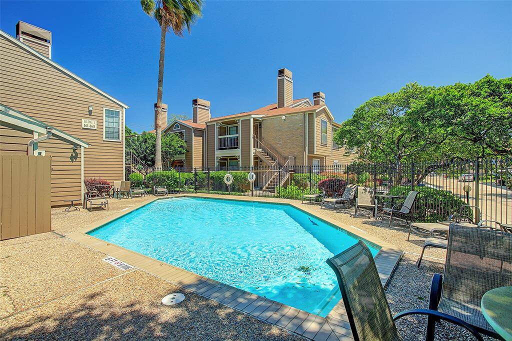 This is one of the two community pools.