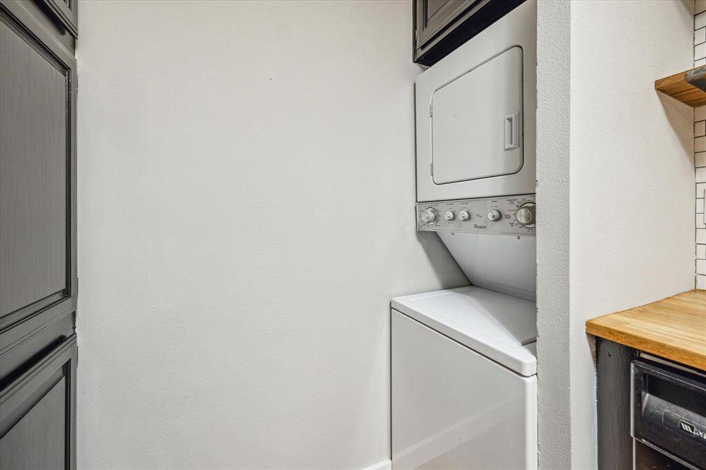 Refrigerator, washer & dryer are included in the sale.