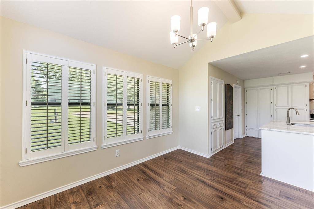 Breakfast area off the kitchen