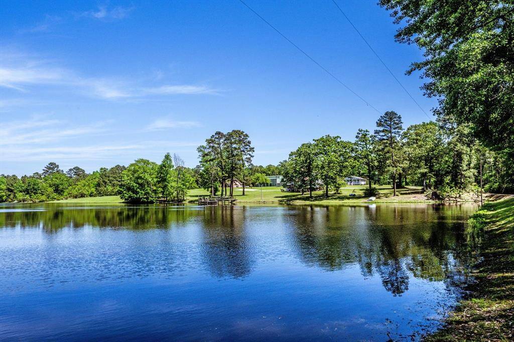 Lake is filled with Bass and Catfish