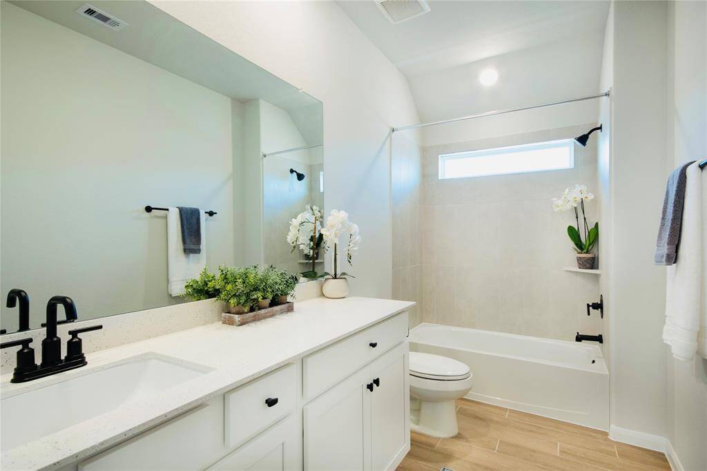 Bathroom # 2 Lots of counter space