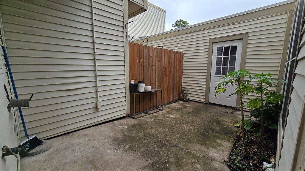 Outdoor Space: Enjoy morning coffee or evening wine on your private patio with room for plants or a small seating area.