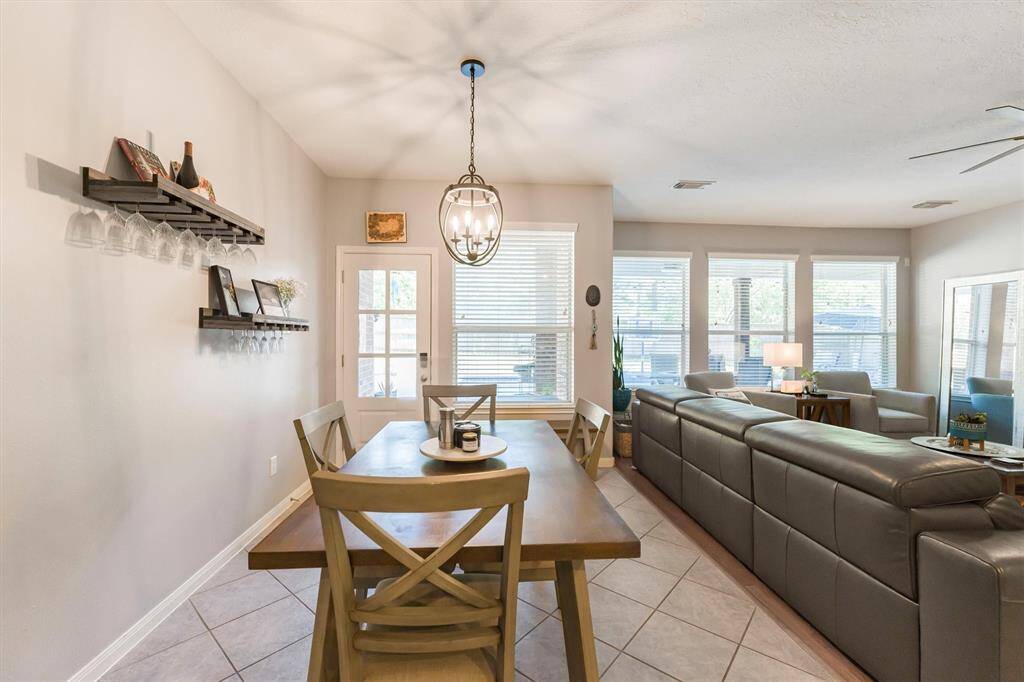 View from  Living/Family Room to entry...