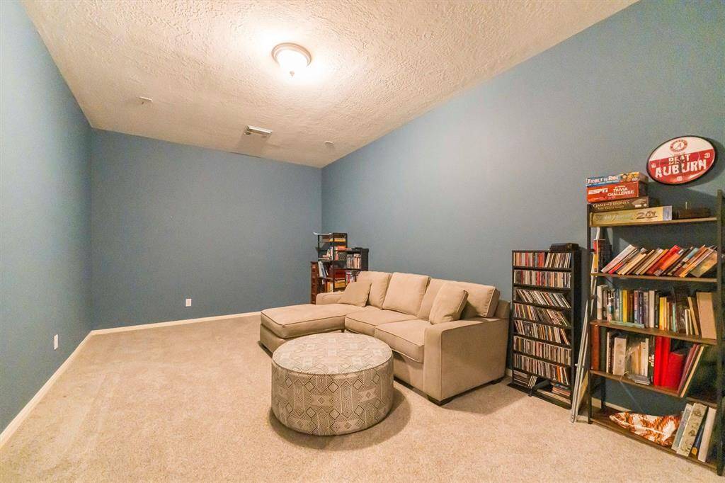 Media Room upstairs or could be converted to Exercise room, or another bedroom... Full Bethroom is upstairs... Just need to add a closet...