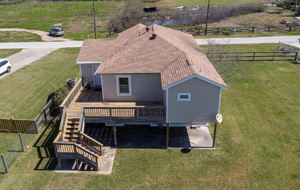 Another view of the back side of the home.