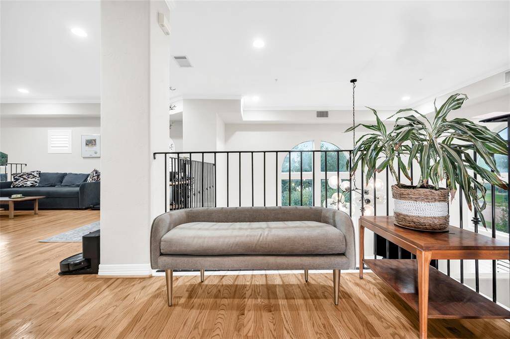 This quaint sitting space greets you at the top of the third floor.