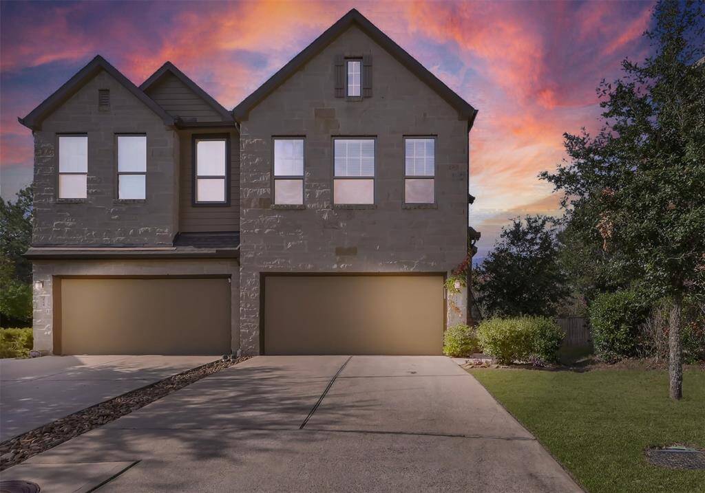Townhome on right.