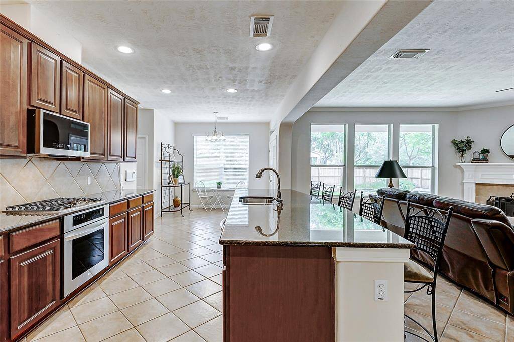 Plenty of counter space for meal prep and presentation.