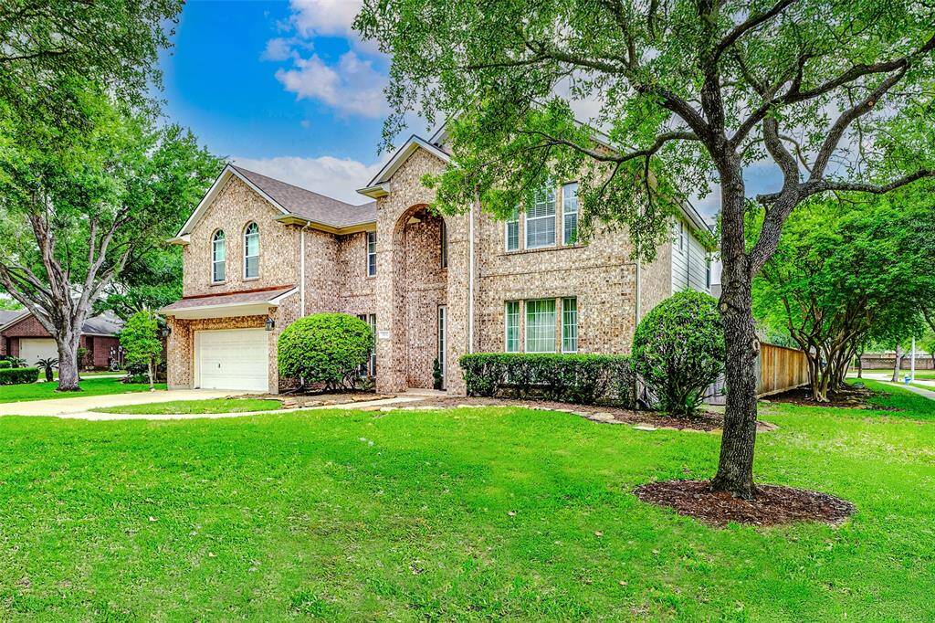 Beautiful mature trees line the East side of this home which creates privacy and adds beauty to this property. The 2 car garage has an approx 10ft extension and built in overhead storage.