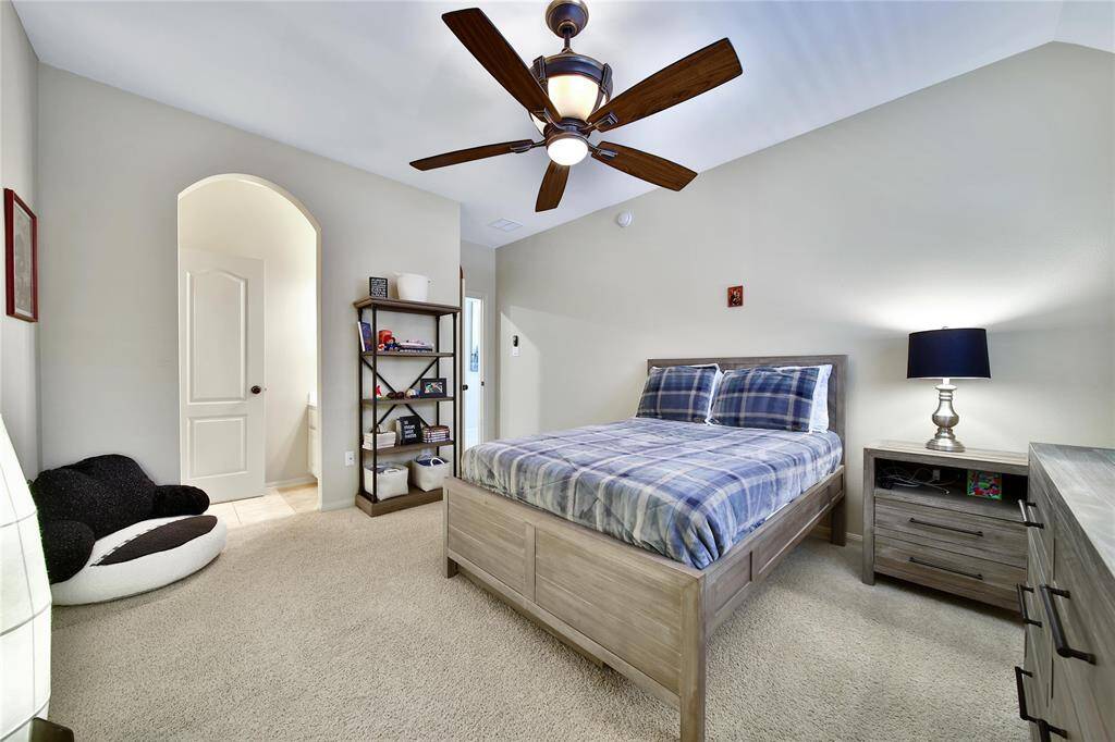 Spacious secondary bedrooms are light and bright with great closet space.