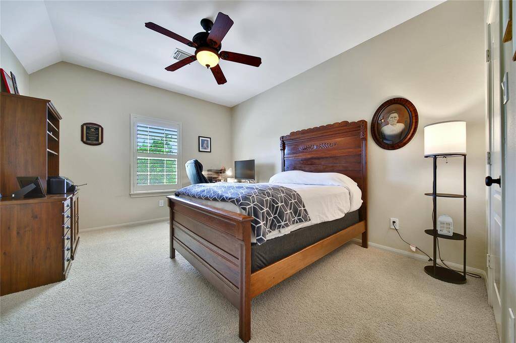 Spacious secondary bedrooms are light and bright with great closet space.