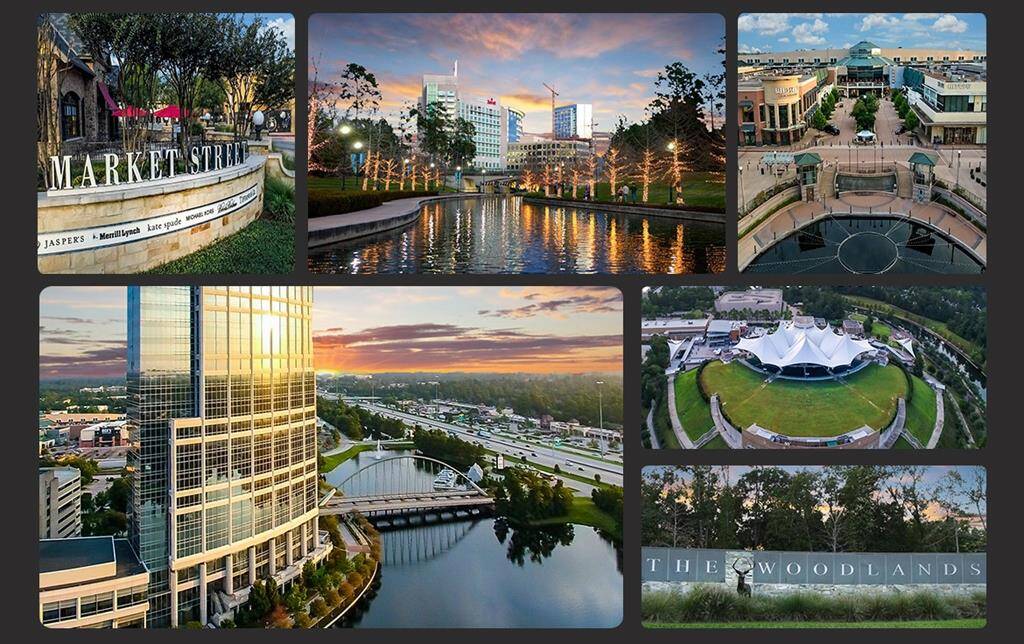 Minutes to The Woodlands Town Center. The world-class shopping, dining, and entertainment venues include The Woodlands Mall, Cynthia Woods Mitchell Pavilion, 9 public and private golf courses, The Waterway, and more.