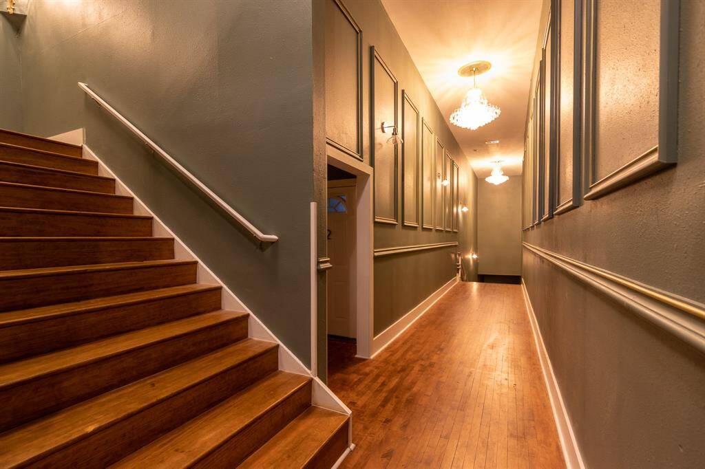 Stairs in hallway