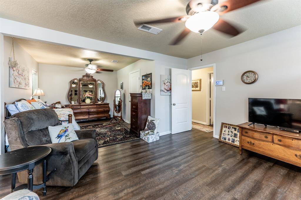 Primary Bedroom easily has space for home office or sitting area