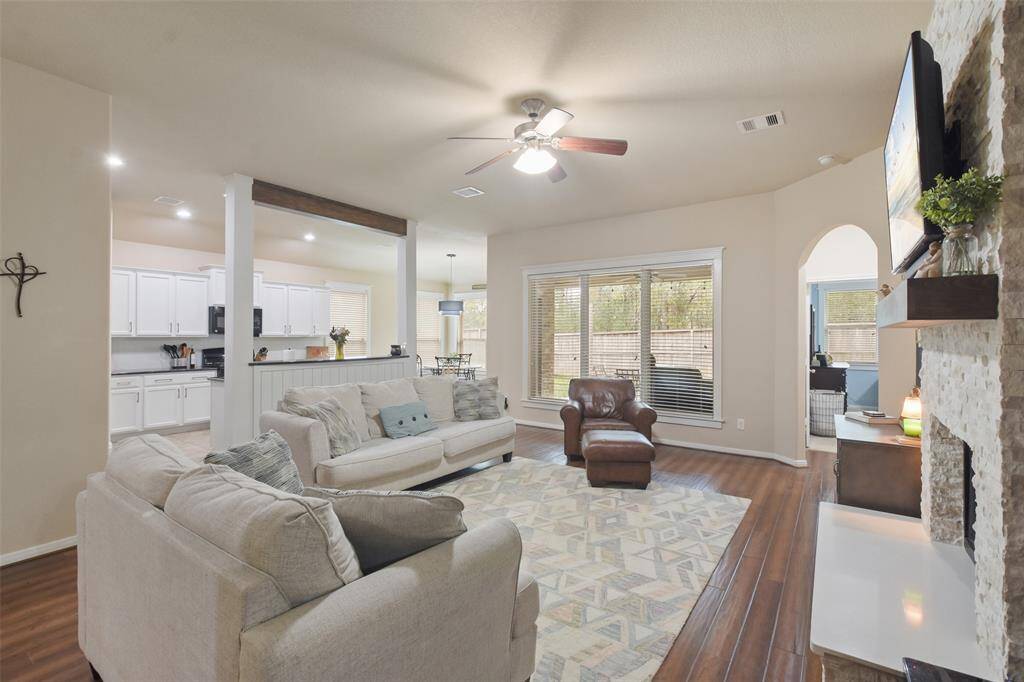 Great view of the open floorplan