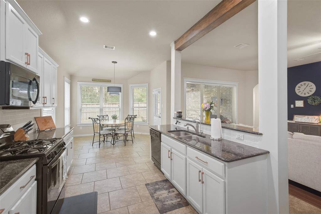 View into breakfast area