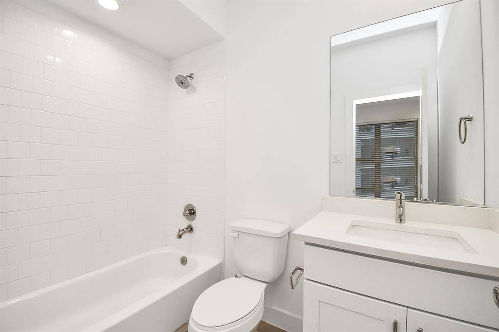 First floor full bathroom