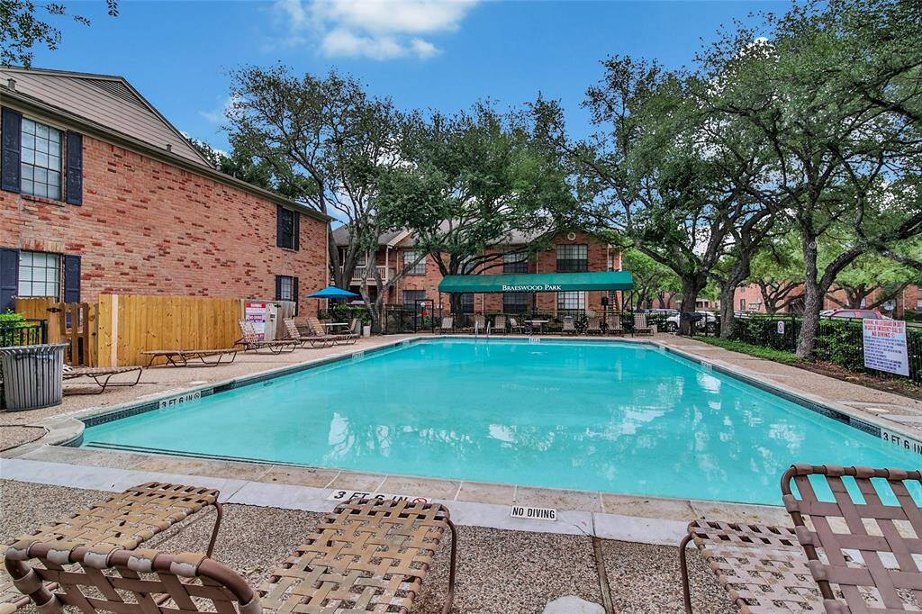 The refreshing blue waters of the community pool are ready to help you stay cool all summer long.