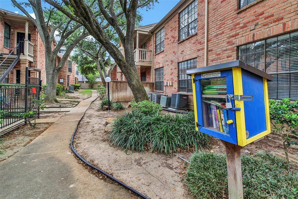 The community book swap lets residents exchange books. You never know what you might find!