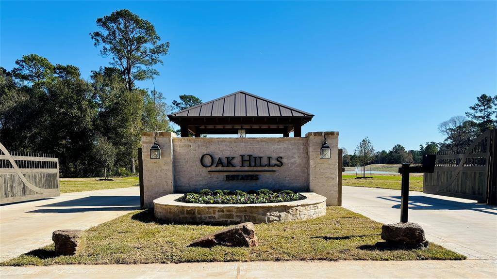 The private gated entrance to the community awaits you.