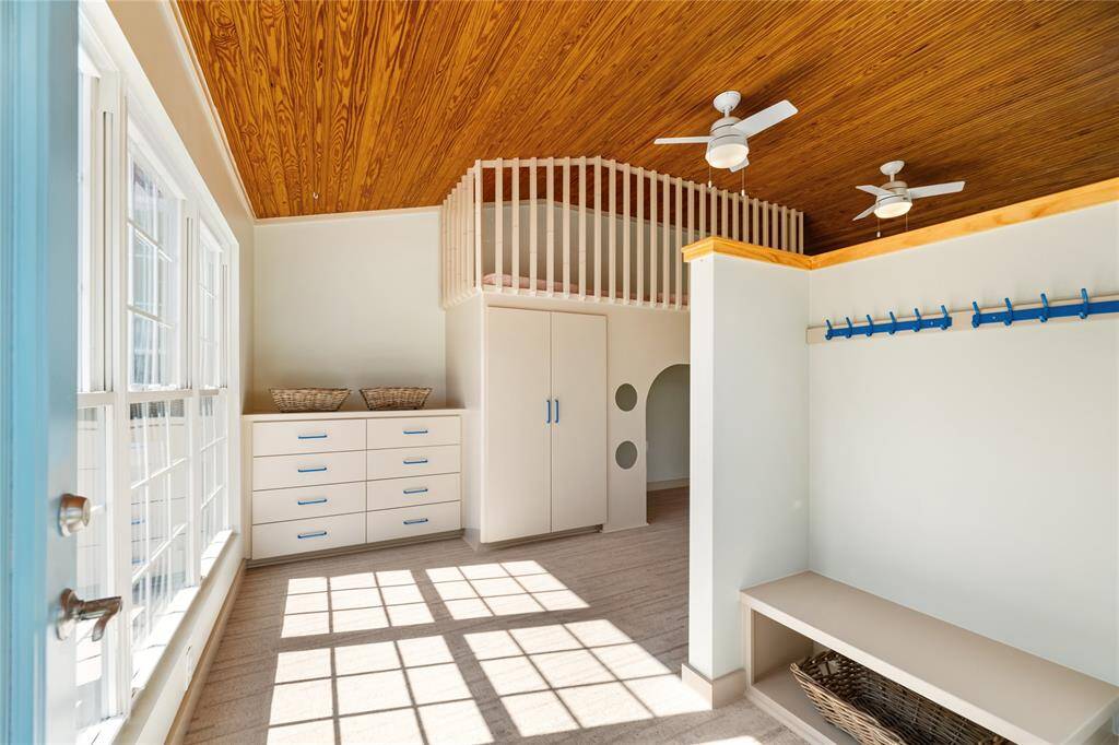 Mudroom area by the back door
