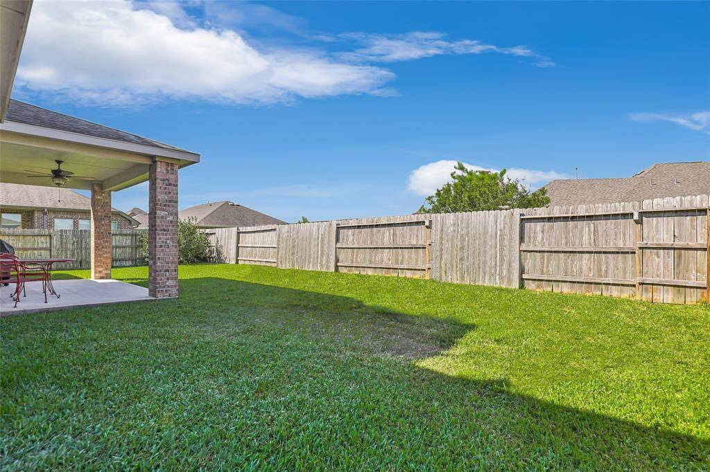 A second view of the backyard