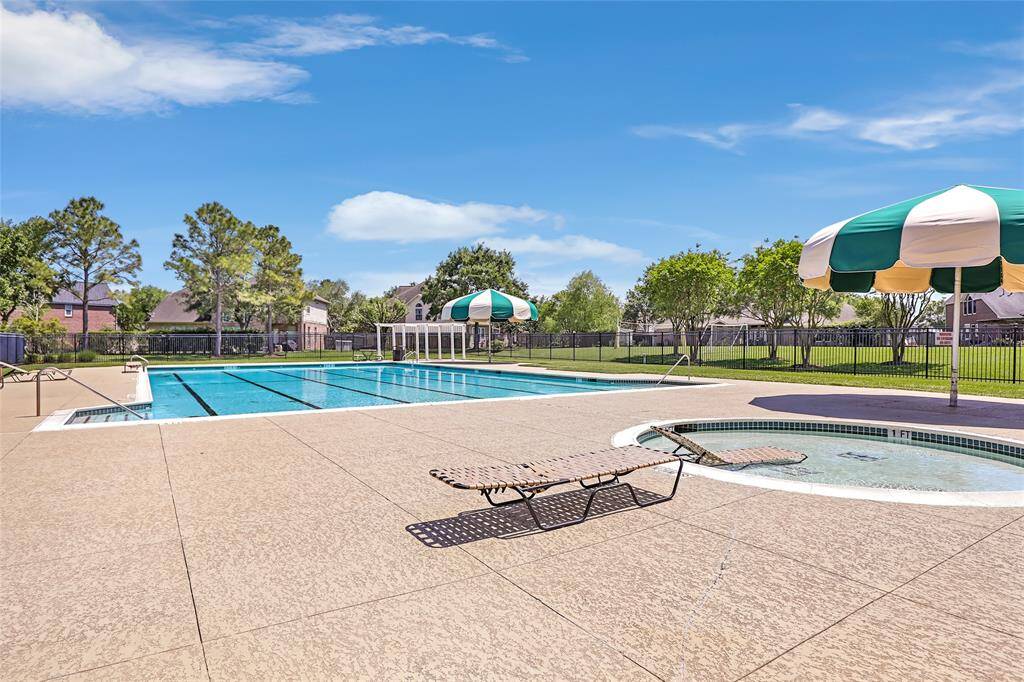 One of two neighborhood pools