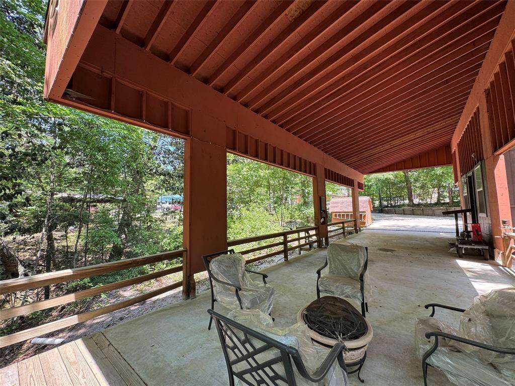 Deck area