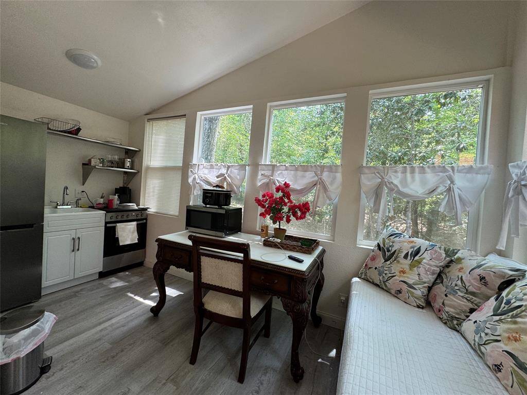 Kitchen with space for a desk