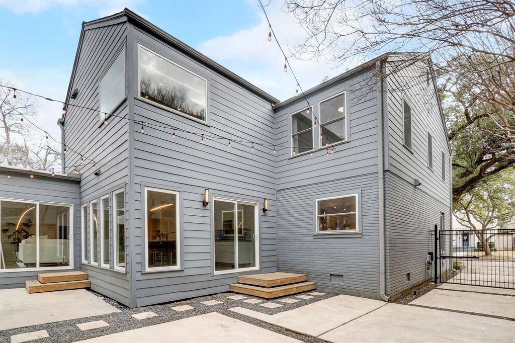 Two entry ways to enter on the back of the home make it easy to come and go.