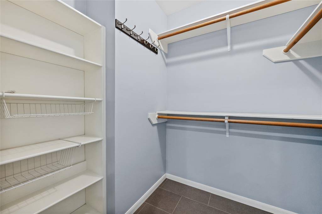More closet space and shelving...
