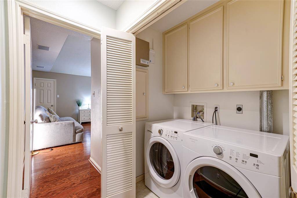 Washer and dryer included