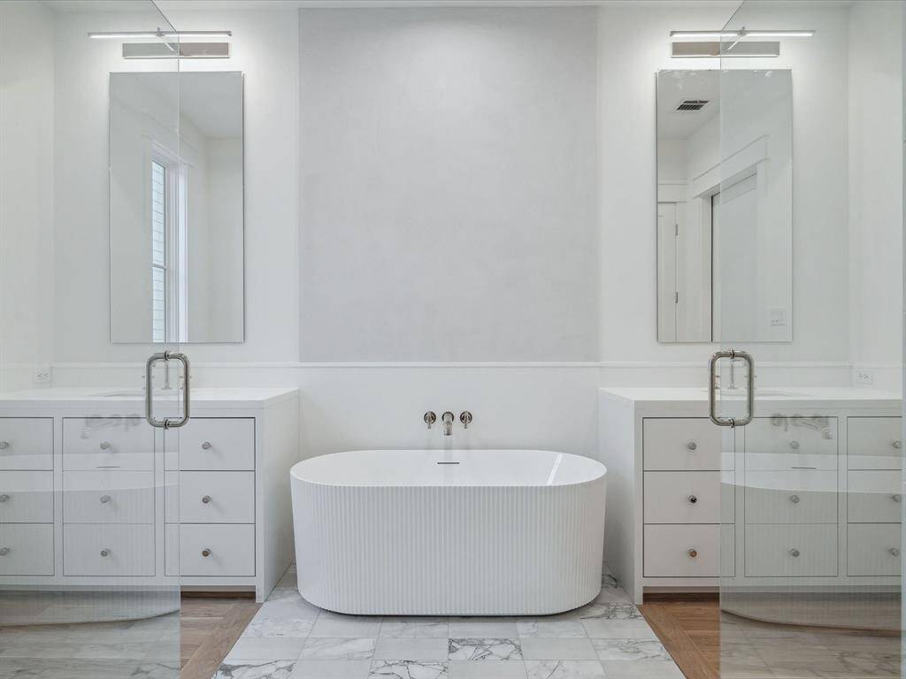 Spa like primary retreat.