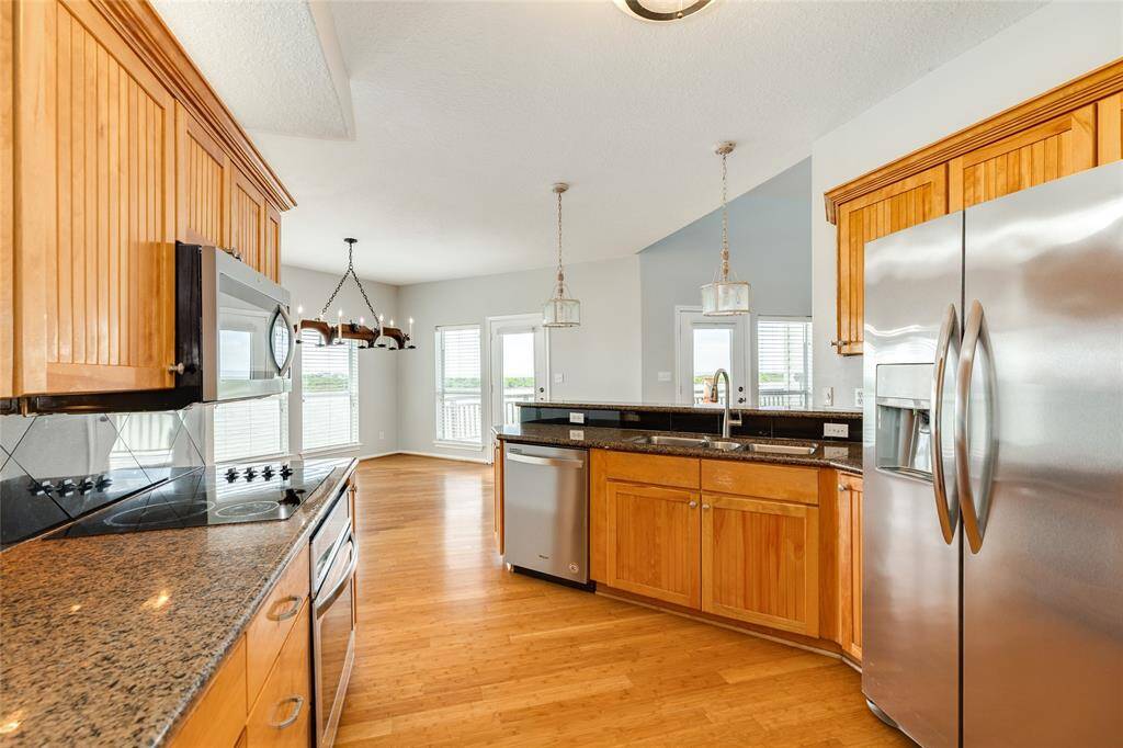 Kitchen with stainless appliances